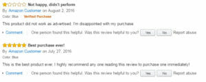 Amazon Verified Purchase Reviews